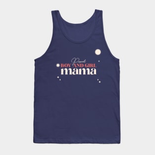 Proud Boy and Girl Mama Motherhood Tank Top